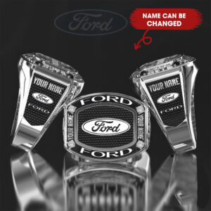 Ford Custom Name Classic Genuine Silver Ring VS2