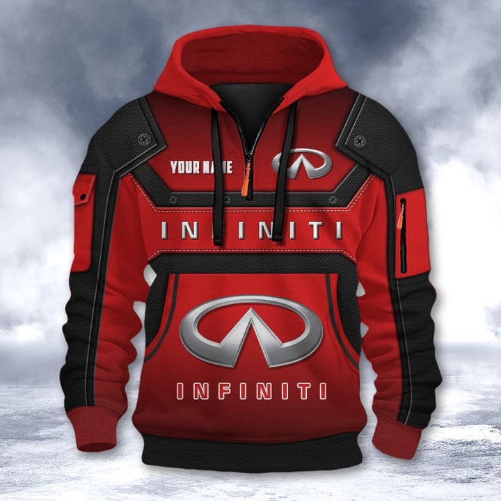 Infiniti DMHT2201 3D Half-zip Hoodie Multicolor (1)