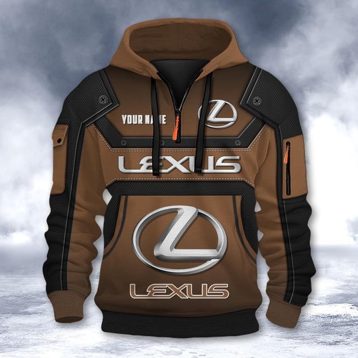 Lexus DMHT2207 3D Half-zip Hoodie Multicolor (2)