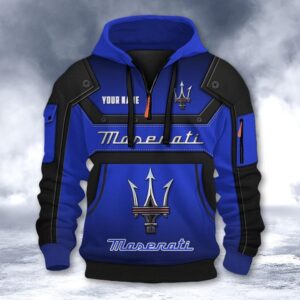 Maserati Custom Name High Quality Cotton Thick Hoodie VS19