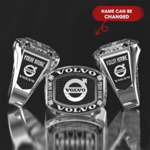 Volvo Custom Name Classic Genuine Silver Ring VS2