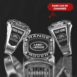 Range Rover Custom Name Classic Genuine Silver Ring VS2