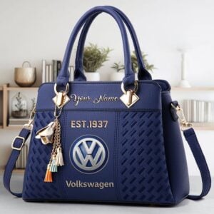 Volkswagen Custom Name Classic Leather Women Handbag VS04