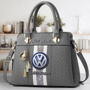 Volkswagen Custom Name Classic Leather Women Handbag VS6