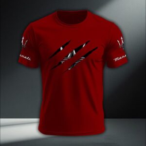 Maserati Modern Fit Luxe Classic T Shirt VS02