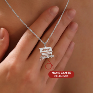 Jeep Classic Custom Name Women Necklace VS17