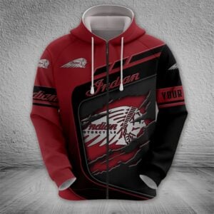 Indian Motorcycle Zipper, Hoodie, Baseball Jacket, Bomber Jacket,Tshirt, Sweatshirt, Polo Shirt VS6