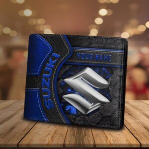 Suzuki Custom Name Casual Leather Wallet VS24