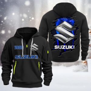 Suzuki Customized Half-zip Hoodie VS3