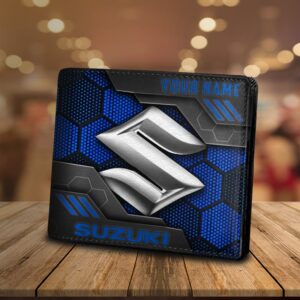 Suzuki Custom Name Casual Leather Wallet VS22