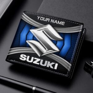 Suzuki Custom Name Casual Leather Wallet VS21