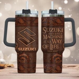 Suzuki Custom Name Over Print 40oz Tumbler VS01