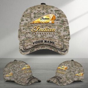 Indian Motorcycle Custom Name Universal Fit Unisex Classic Cap VS39