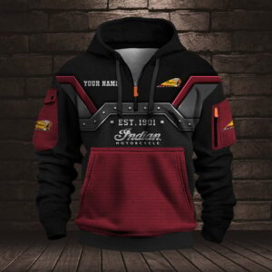 Indian Motorcycle Custom Name High Quality Thick Hoodie VS17