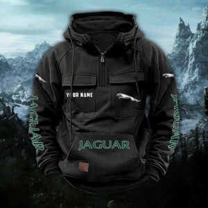 Jaguar Custom Name Pullover Hoodie VS1