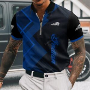 Indian Motorcycle Modern Fit Luxe Classic Polo Shirt VS2