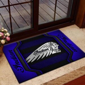 Indian Motorcycle Welcome Personalized Doormat VS02