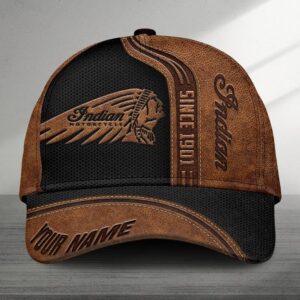Indian Motorcycle Custom Name Universal Fit Unisex Classic Cap VS28