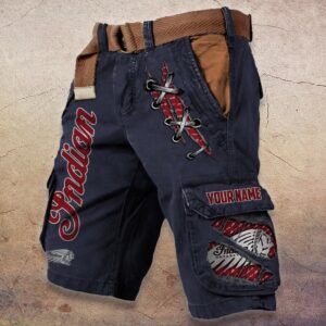 Indian Motorcycle Custom Name Fashion Design Short VS01