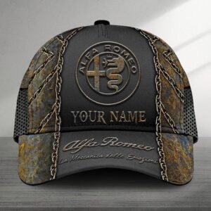 Alfa Romeo Custom Name Universal Fit Unisex Classic Cap VS47