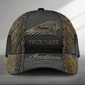Indian Motorcycle Custom Name Universal Fit Unisex Classic Cap VS41