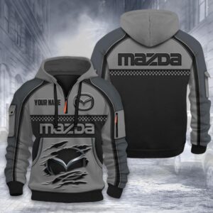 Mazda Custom Name High Quality Cotton Thick Hoodie VS09