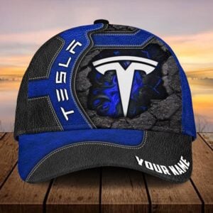 Tesla Custom Name Universal Fit Unisex Classic Cap VS20