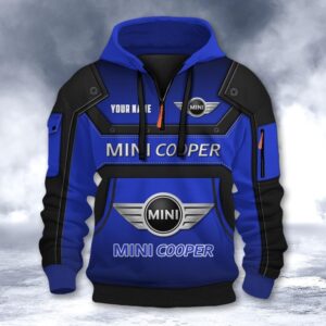Mini cooper Customized Half-zip Hoodie VS1