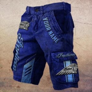 Indian Motorcycle Custom Name Fashion Design Short VS03