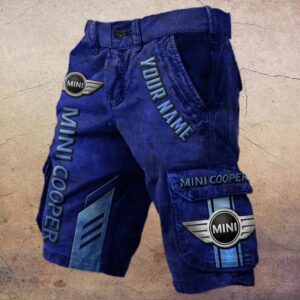 Mini Cooper Custom Name Fashion Design Short VS01
