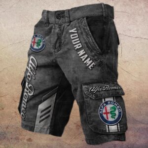 Alfa Romeo Custom Name Fashion Design Short VS06