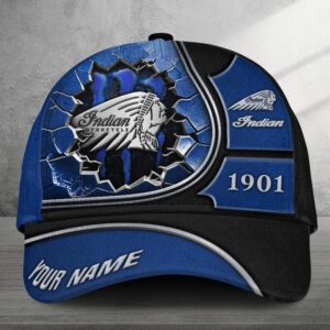 Indian Motorcycle Custom Name Universal Fit Unisex Classic Cap VS36