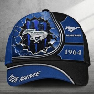 Mustang Custom Name Universal Fit Unisex Classic Cap VS47