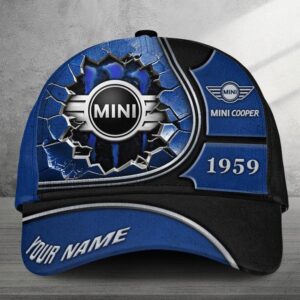 Mini Cooper Custom Name Universal Fit Unisex Classic Cap VS37