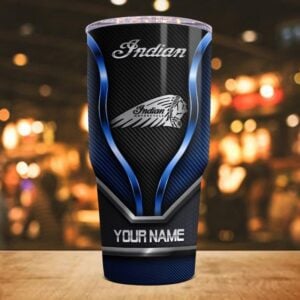 Indian Motorcycle Custom Name 20oz and 30oz Tumbler VS03