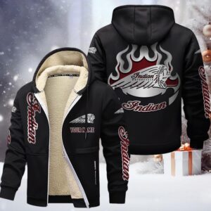 Indian Motorcycle Custom Name Designed Casual Winter Hoodie Jacket VS10