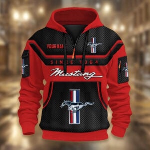 Mustang Custom Name High Quality Cotton Thick Hoodie VS20