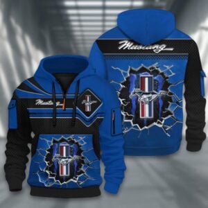 Mustang Custom Name High Quality Cotton Thick Hoodie VS21