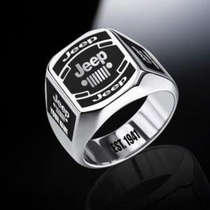 Jeep Custom Name Classic Design Ring VS16
