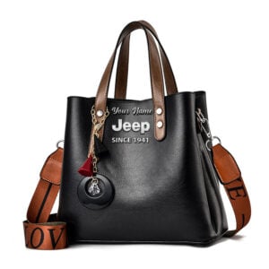 Jeep Custom Name Vintage Leather Handbag VS20