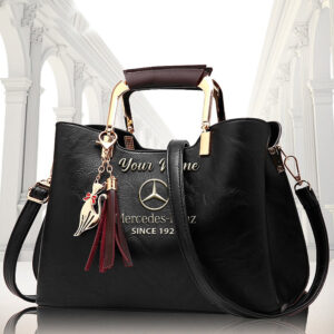 Mercedes Custom Name Deluxe Leather Handbag For Women B01
