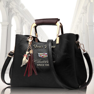 Cadillac Custom Name Deluxe Leather Handbag For Women B01