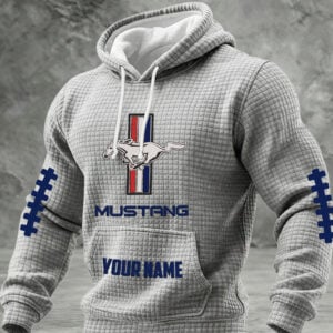 Mustang Custom Name High Quality Cotton Men Thick Hoodie VS50