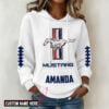 Mustang Custom Name High Quality Cotton Women Thick Hoodie VS50
