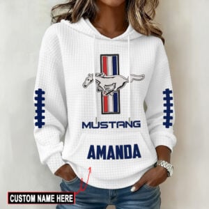 Mustang Custom Name High Quality Cotton Women Thick Hoodie VS50
