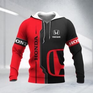 Honda VS26 Custom Name Zipper,Hoodie, Baseball Jacket, Bomber Jacket, Fleece Jacket, Tshirt, Sweatshirt, Polo Shirt