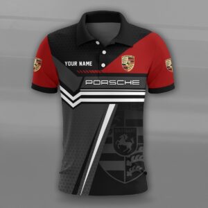 Porsche Custom Name High Quality Cotton Polo Shirt VS50