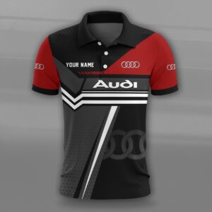 Audi Custom Name High Quality Cotton Polo Shirt VS50