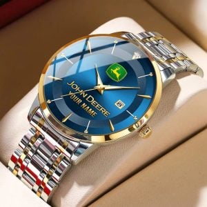 John Deere Custom Name Men Stylish Fashion Design Watch VS85A