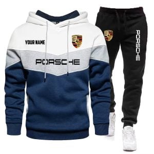 Porsche Custom Name Fashion Hoodie and Jogger Sweatpants Set VS38